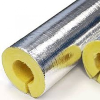 Glass wool with aluminum for tubes